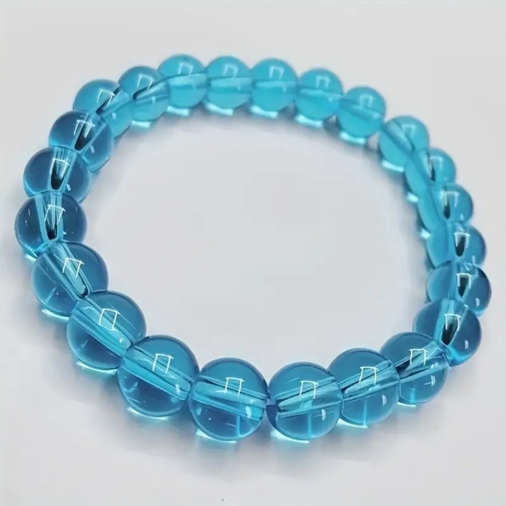 Blue Beaded Bracelet